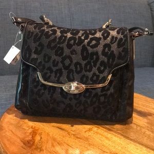 Coach Madison Sadie Chenille Ocelot bag #26284